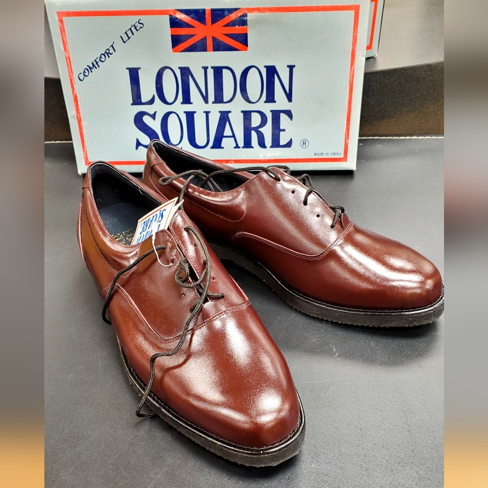 New Men's London Square Comfort Lites dress shoes Size 12 D